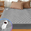 Heated Mattress Pad Adjustable Zone Heating with 8 Heat Settings Controller Quilted Electric Mattress Pad Fit up to 21 Inch
