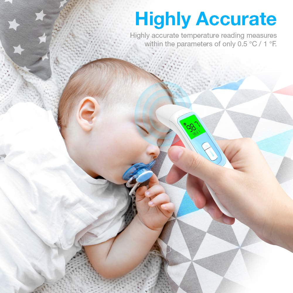Touchless Smart Infrared Thermometer with LCD Digital Screen