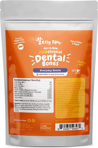 Zesty Paws Dental Bones Large, 1ct Sample…