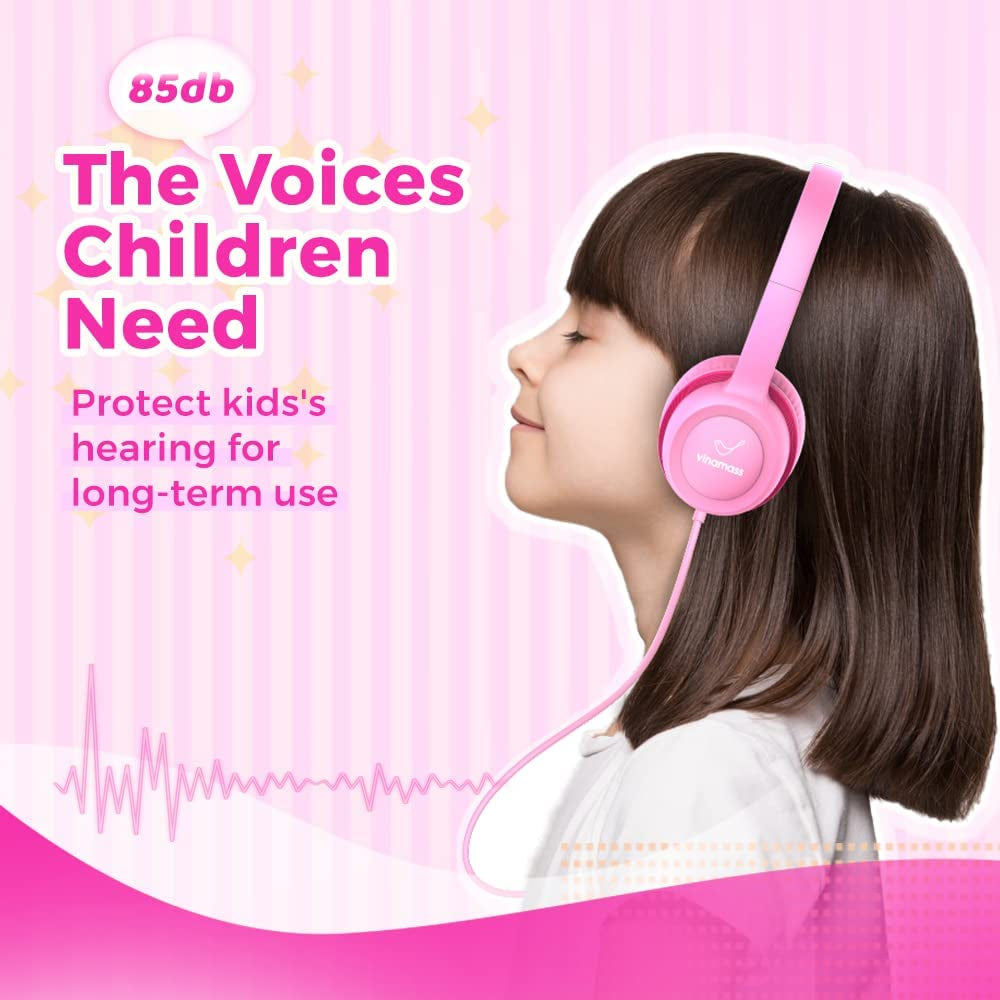  Kids Headphones, Adjustable and Flexible