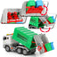 Garbage Truck Toy Friction-Powered Recycling Truck Toy with 4 Rear Loader Trash Cans,Dump Truck Toy Play Vehicles Car Toys Gifts for 3 4 5 6 Years Old Kids Boys Girls