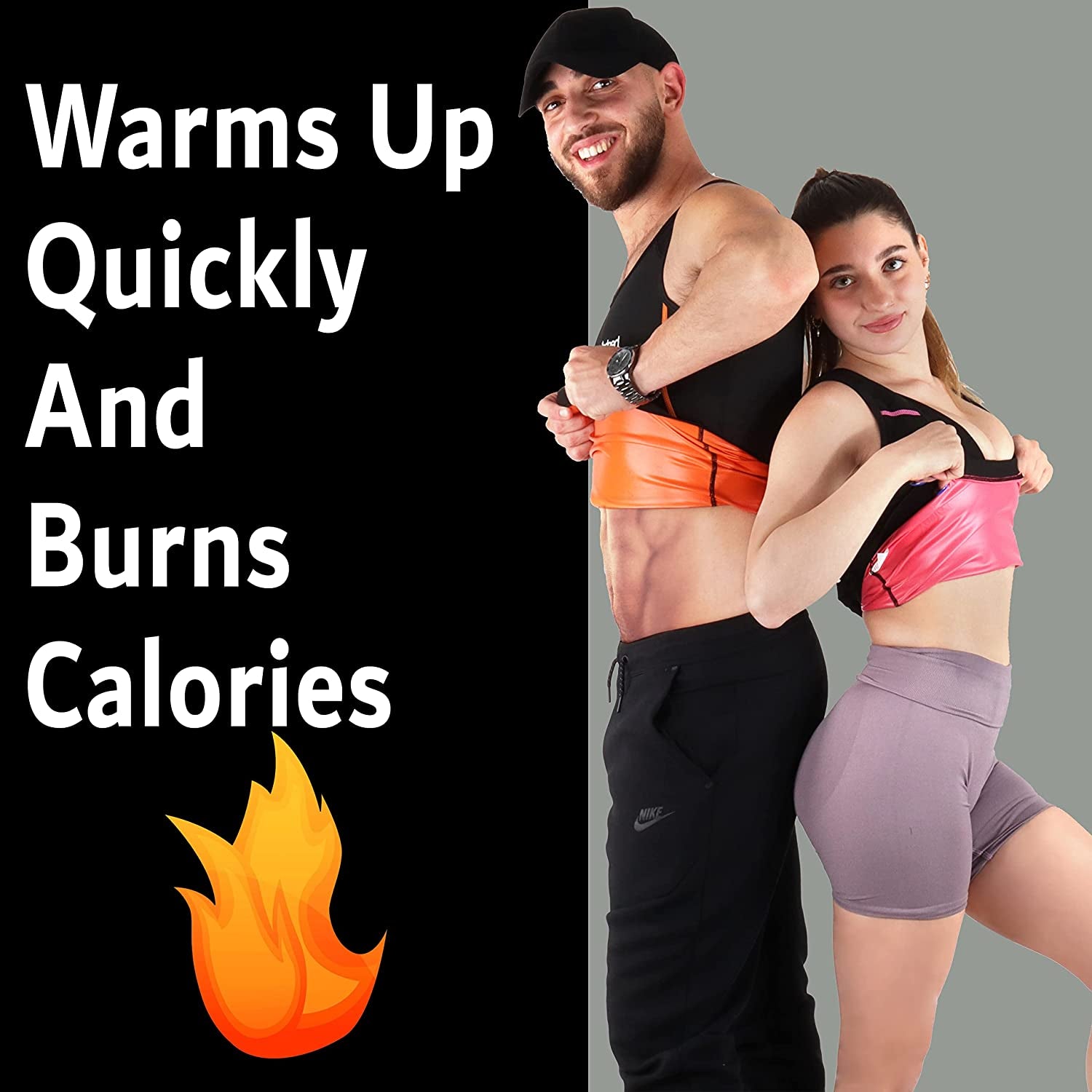 Women's Premium Workout Tank Top Slimming Sauna Vest for Body Shaping, Weight Loss, & Detox