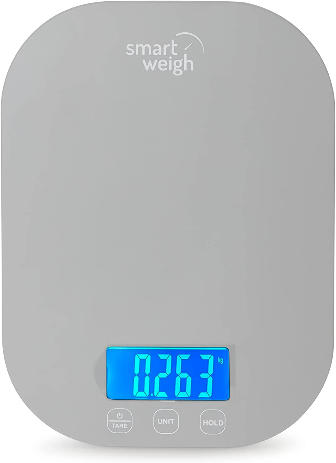 Smart Weigh 11 lb. Digital Kitchen Food Scale, Mechanical Accurate Weight Scale with 5-Unit Modes, Grams and Ounces for Weight Loss,Weighing Ingredients, Dieting, Keto Cooking , Meal Prep and Baking