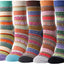  5 Pairs Winter Warm Crew Vintage Socks, Novelty Socks for Women & Girls