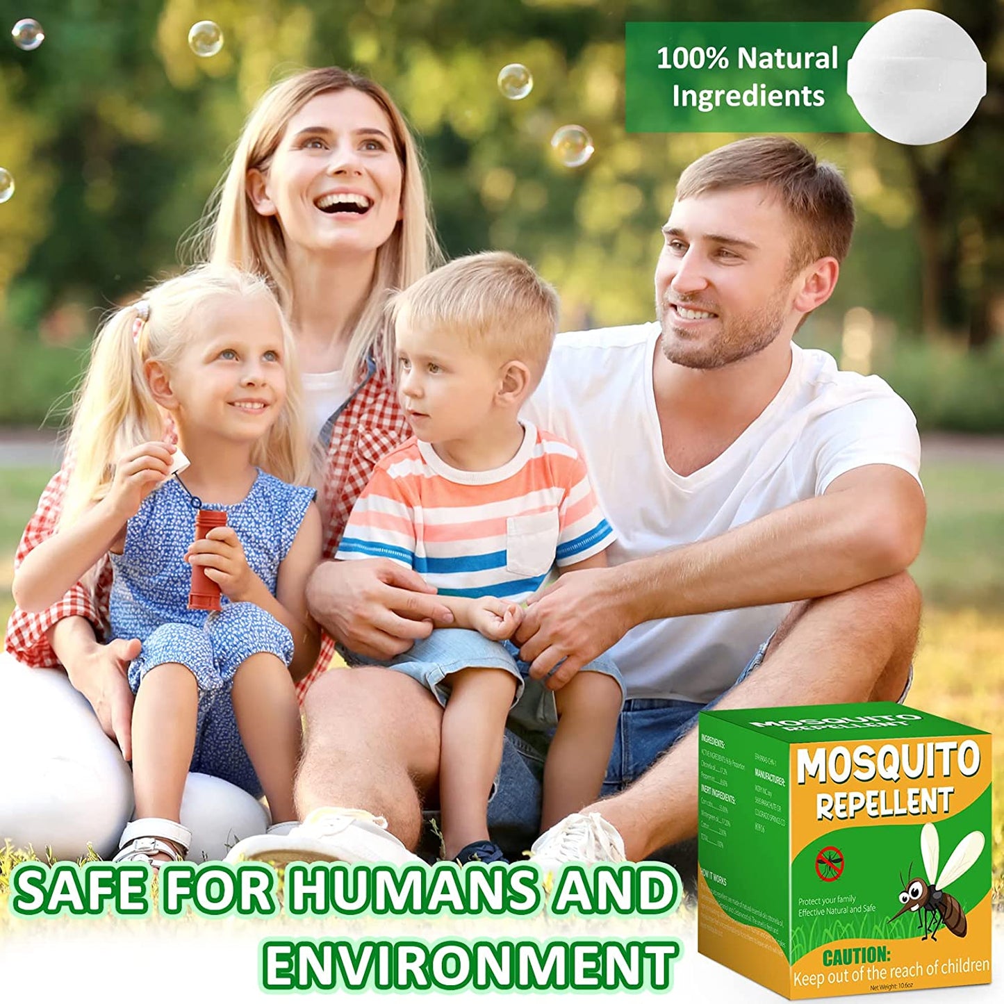 12 Pack Mosquito Repellent, Keep Mosquito Away for Outdoor Patio Home Travel Camping Yard, Powerful Mosquito Barrier