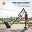 Everest Portable 33" Basketball Hoop Goal System for Outdoor Indoor, 5 - 7Ft Height Adjustable