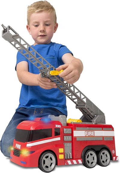 Large Fire Engine | Fire Truck with Realistic Lights and Sounds | Kids' Play Figures and Vehicles Toy Car Set | for Ages 3 and Over