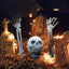 Halloween Decorations Realistic Skeleton Stakes for Lawn Stakes Garden Halloween Skeleton Decoration, Gray