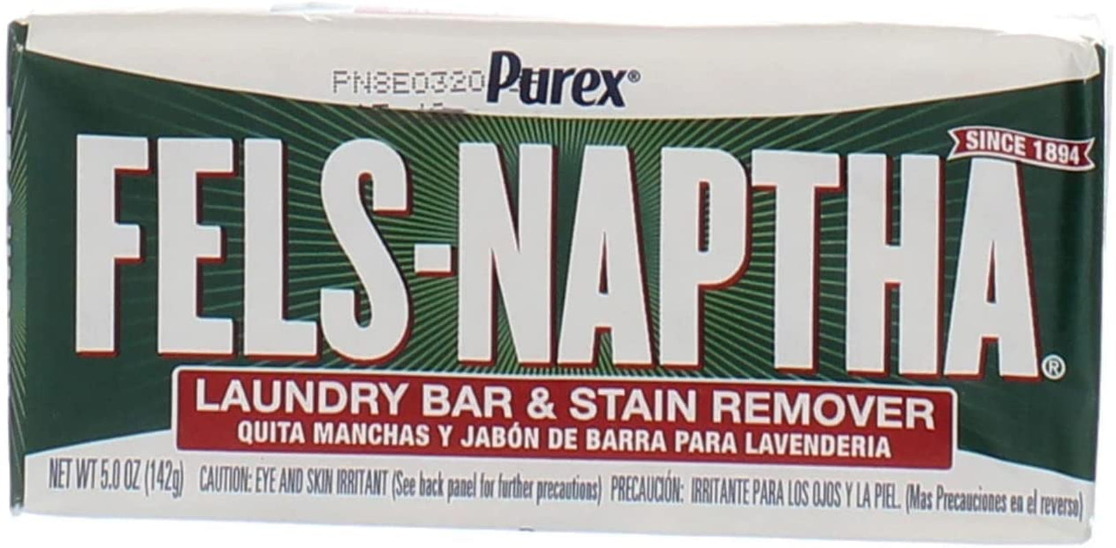 Fels Naptha Laundry Soap Bar - 5.0 oz - 2 pk