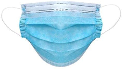 Disposable Face Masks, 3 Ply, Comfortable, Blue, Available in Multi-Packs, Qty 10-1,000 by Fastest Mask (100 Masks)