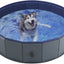  Foldable Dog Pool, Collapsible Hard Plastic Dog Swimming Pool, Portable Bath Tub for Pets Dogs and Cats, Pet Wading Pool for Indoor and Outdoor, 32 x 8 Inches