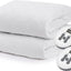 Sunbeam MSU6SQS-T000-11A00 Mattress Pad | Water-Resistant, 10 Heat Settings, Queen, White