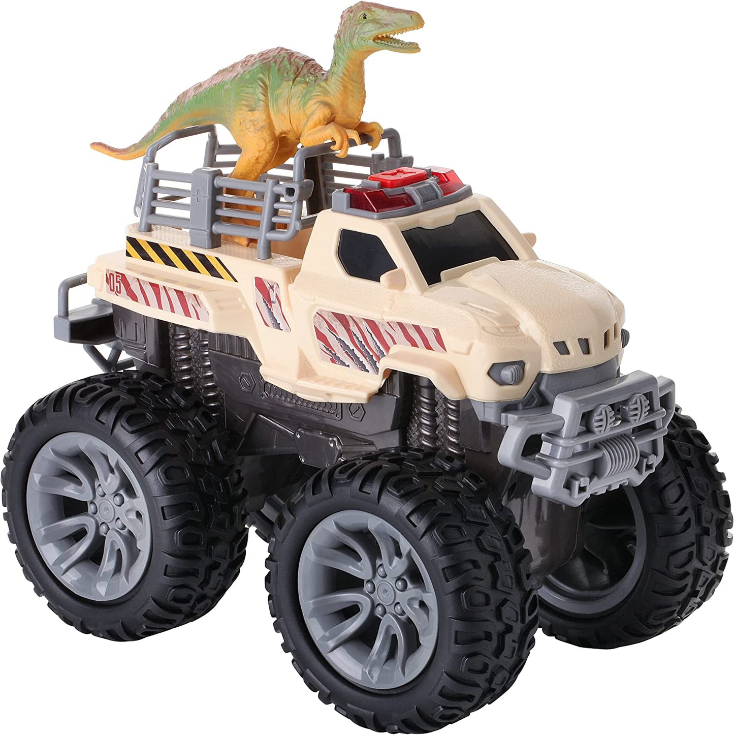 Dinosaur Transport Monster with Lights and Sounds, Dino Truck Transporter Vehicle Toy, Dinosaur Toys for Boys and Girls Ages 3+