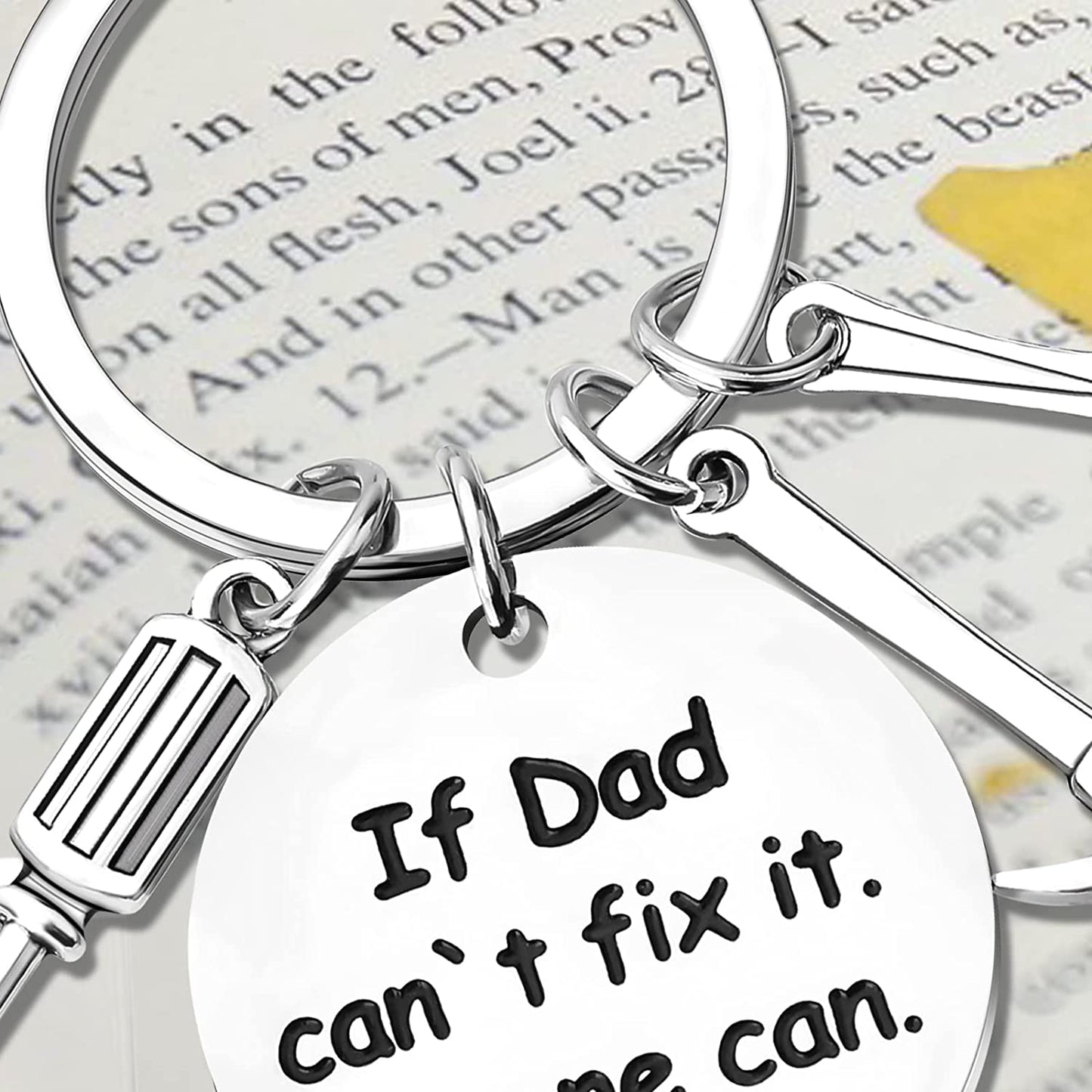  Fathers Day Keychain Gifts for Dad from Daughter Son Kids,Dad Gifts Keychain,Gifts for Father Stepdad Husband Men,Funny Gifts for Fathers Day Birthday Valentines Day Thanksgiving Day Christmas