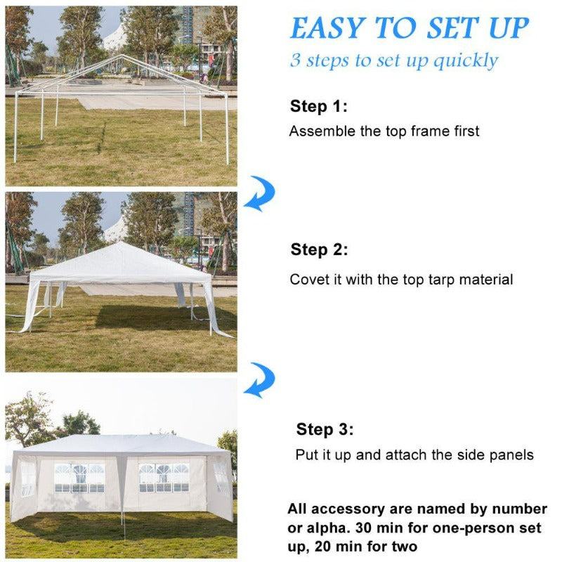 Party Tent Outdoor Gazebo Wedding Canopy Camping Tent BBQ Canopy