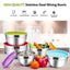 Set of 5 Mixing Bowls with Lids 