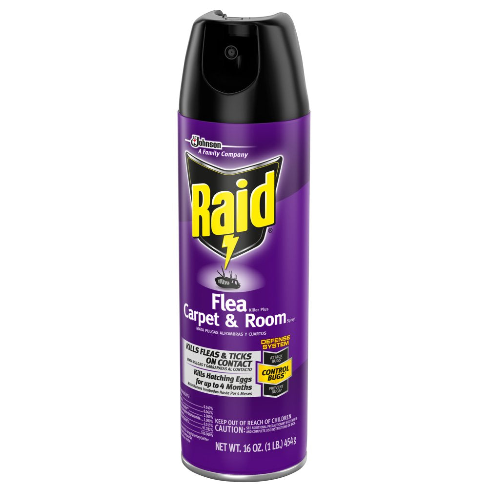Raid Flea Killer plus Carpet & Room Spray, 16 Oz