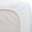 Serta Plush Heated Mattress Pad - Electric Bed Warmer with 10 Heat Settings Controller, Auto Shut off Timer, Deep All around Elastic Pocket, ETL Certified, Machine Washable, Queen, White
