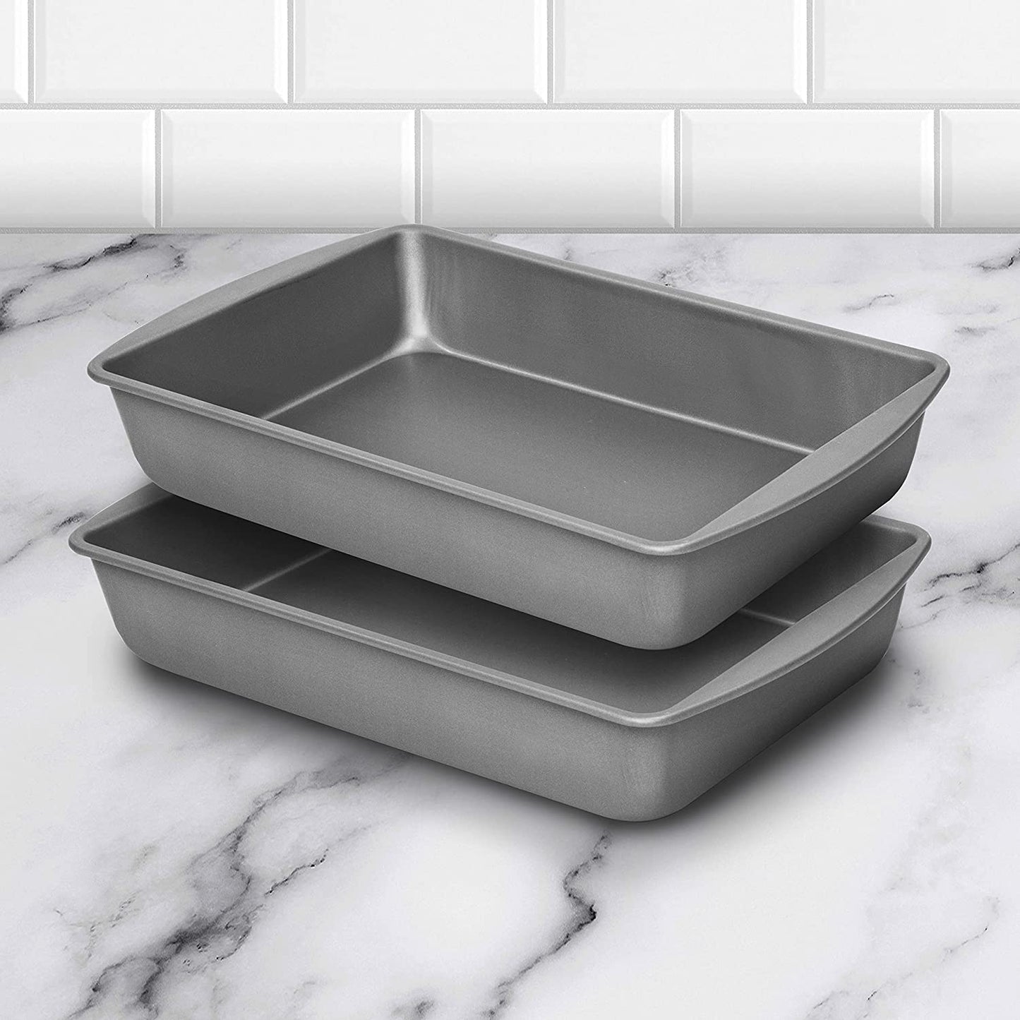 OvenStuff Set of Two Nonstick Bake and Roasting Pans