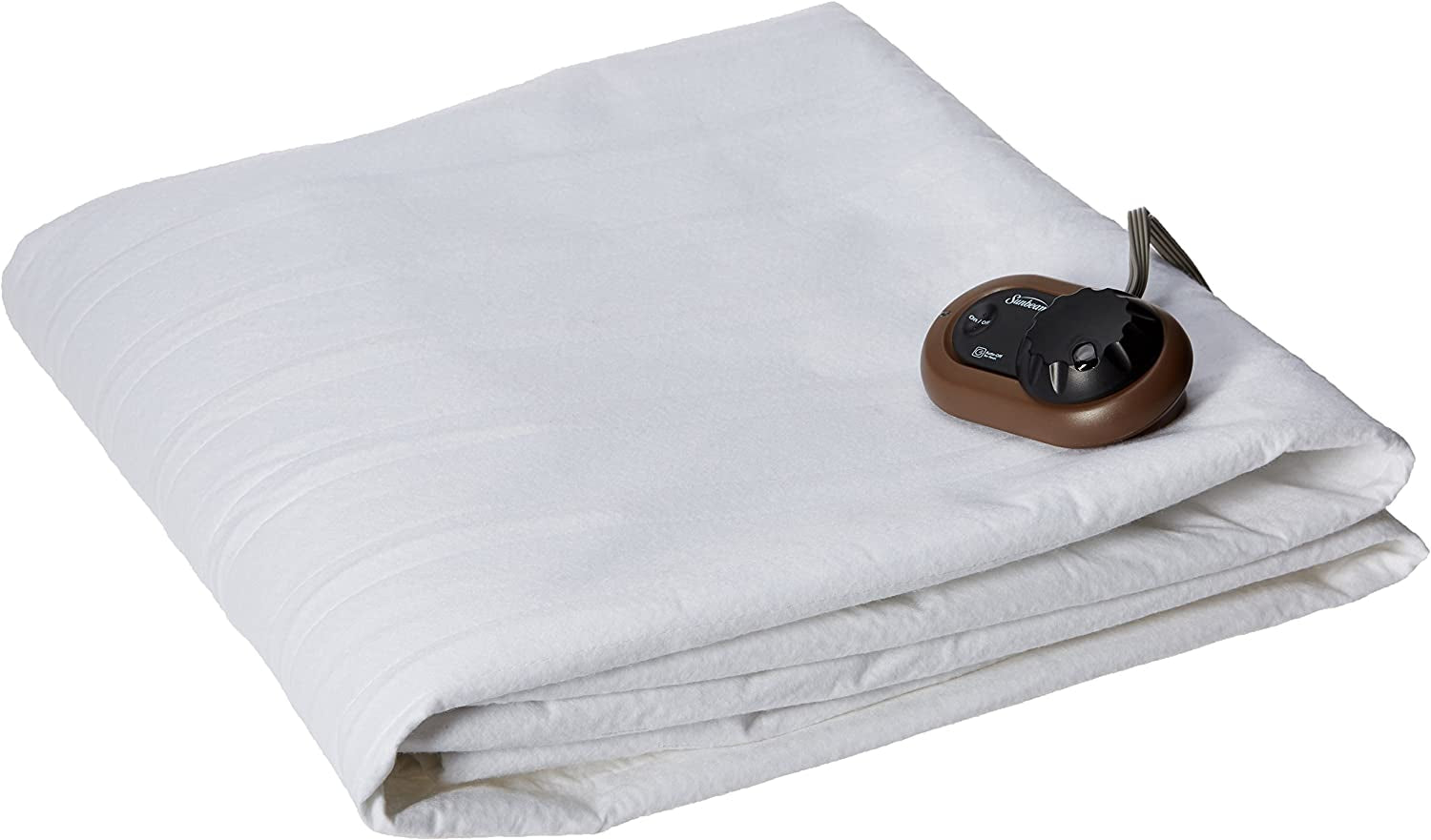 Sunbeam Heated Mattress Pad CSBJ050710- Twin, White