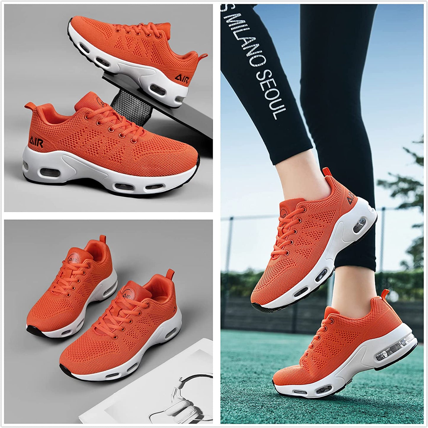 Womens Air Running Sneakers Gym Sports Athletic Tennis Walking Shoes