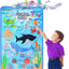 Electronic Interactive Ocean Life Wall Chart, Talking Music Marine Animal Learning Poster, Preschool Early Education Toys for Toddlers, Gifts for Age 2 3 4 5 Years Old Boys Girls Kids