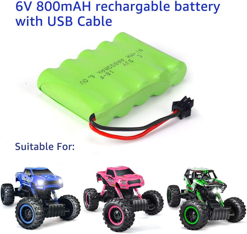 6V Battery for 1:12 Monster Truck RC Remote Control Car