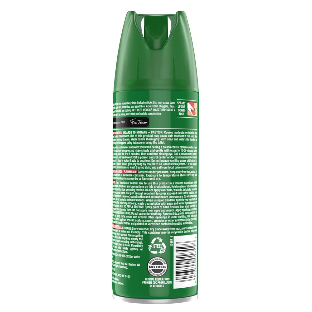 OFF! Deep Woods Insect Repellent V, 6 Oz, 2Ct