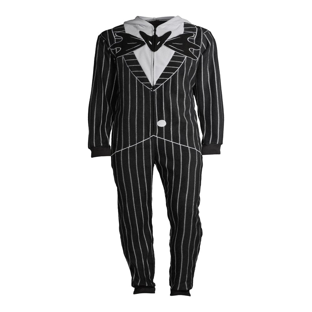 Disney, Adult Mens, Nightmare before Christmas Jack Pajamas Union Suit, Sizes S-XL