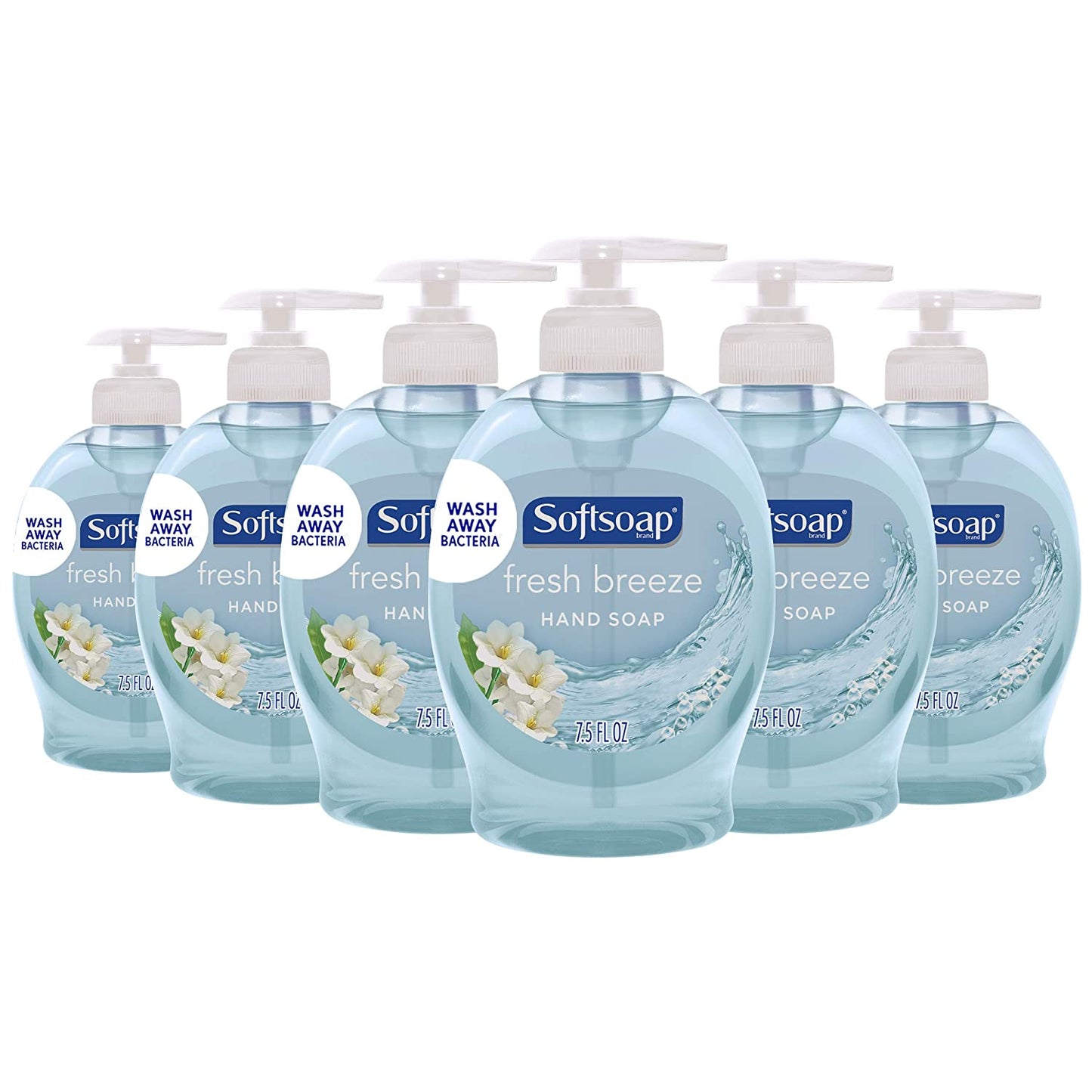 Pack of 6 - Softsoap Liquid Hand Soap, Fresh Breeze - 7.5 Fl Oz 