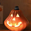 Halloween Decoration Clearance! Halloween LED Light up Pumpkins Fall Decorations, 9.44" X 7.87" Resin Waterproof Jack O Latern Lamp, Home Table Top Porch Props Decor for Yard Garden Bar Indoor Outdoor