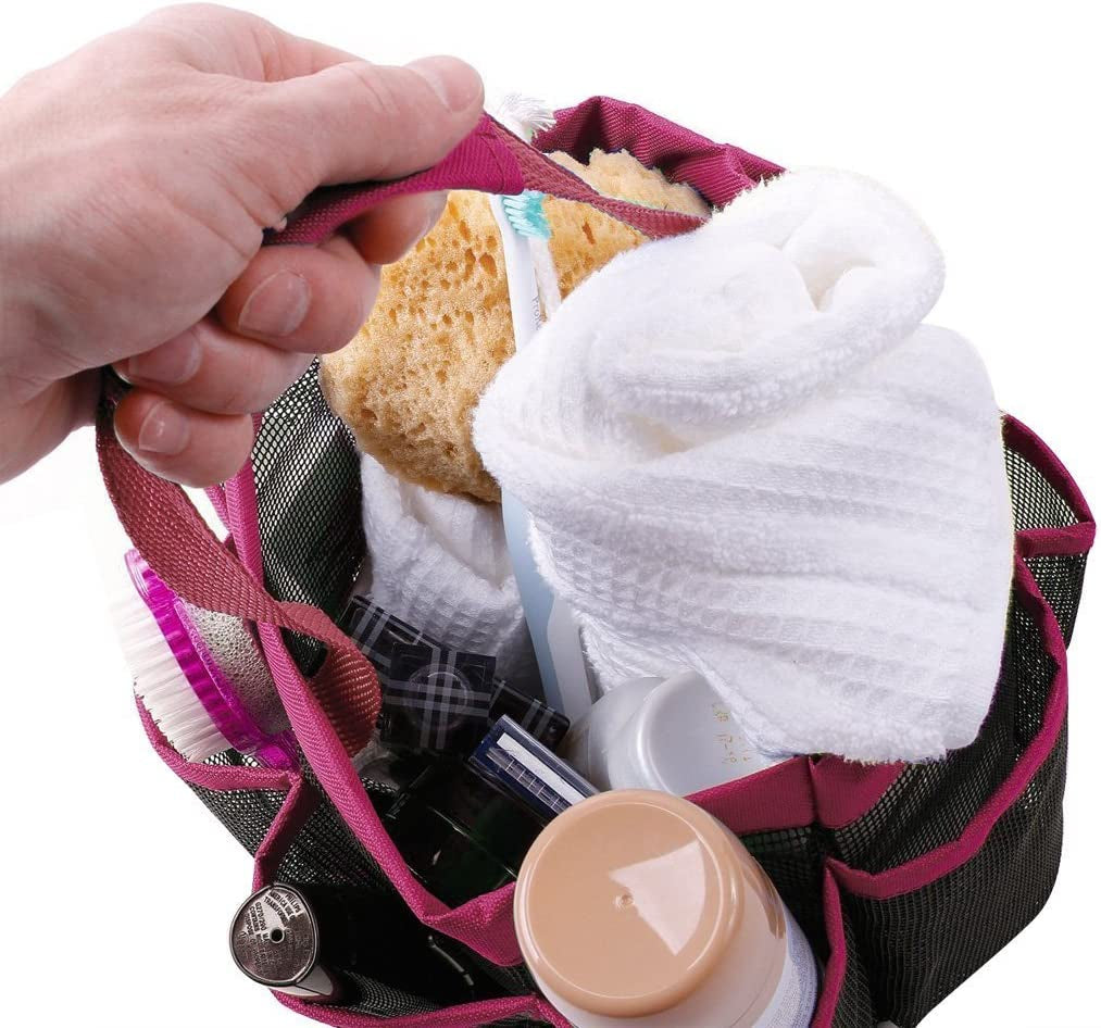 Mesh Shower Caddy, 8 Pockets 