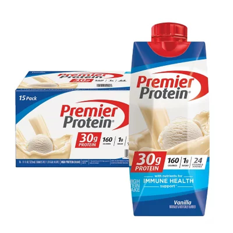 15 Pk Vanilla  Premier Protein Protein Shake