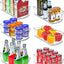 Small Pantry Organizer - Set of 4 Refrigerator Organizer Bins-Bpa Free Fridge Organizer for Freezers, Kitchen Countertops and Cabinets
