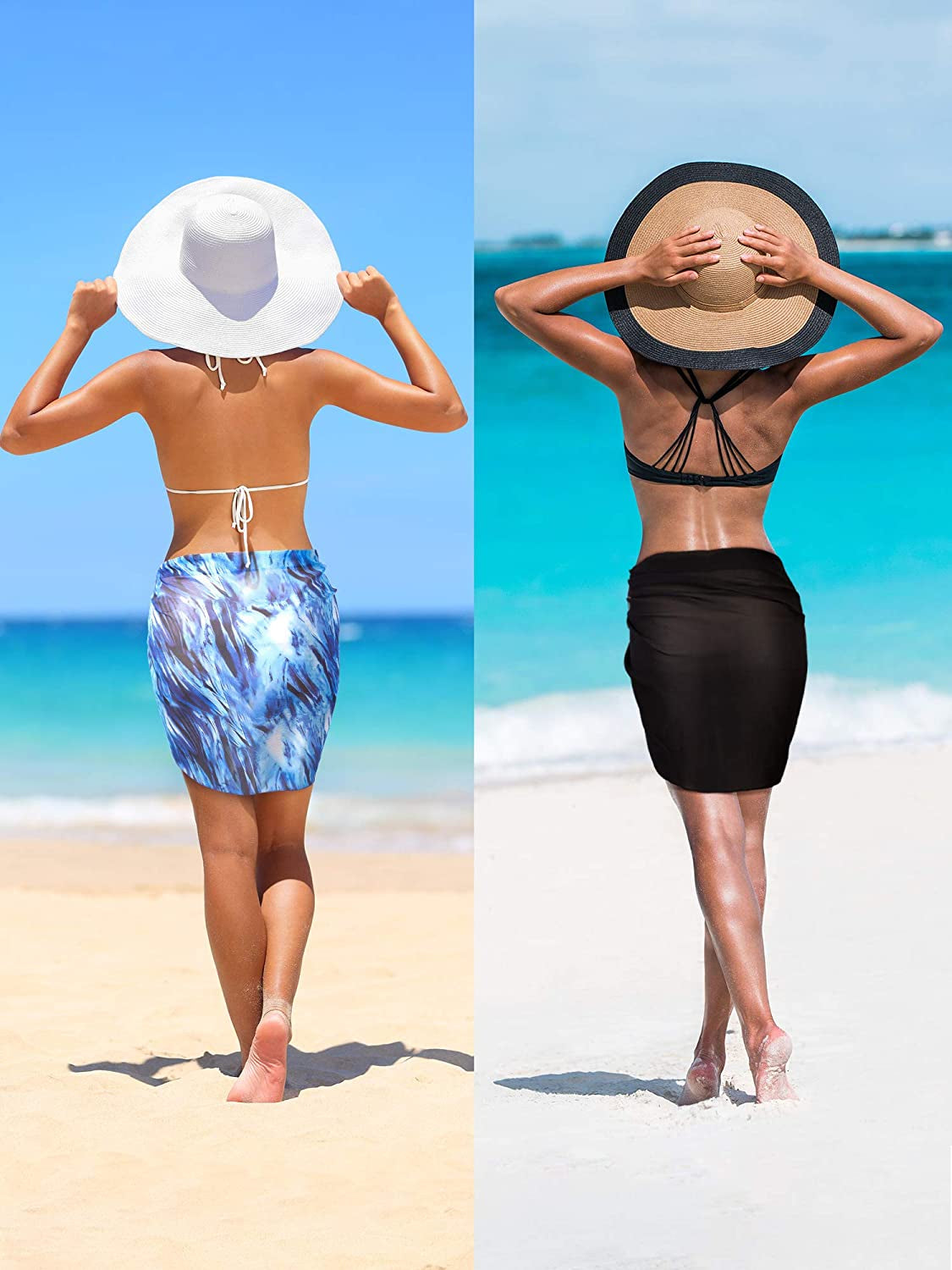  2 Pieces Women Beach Wrap 