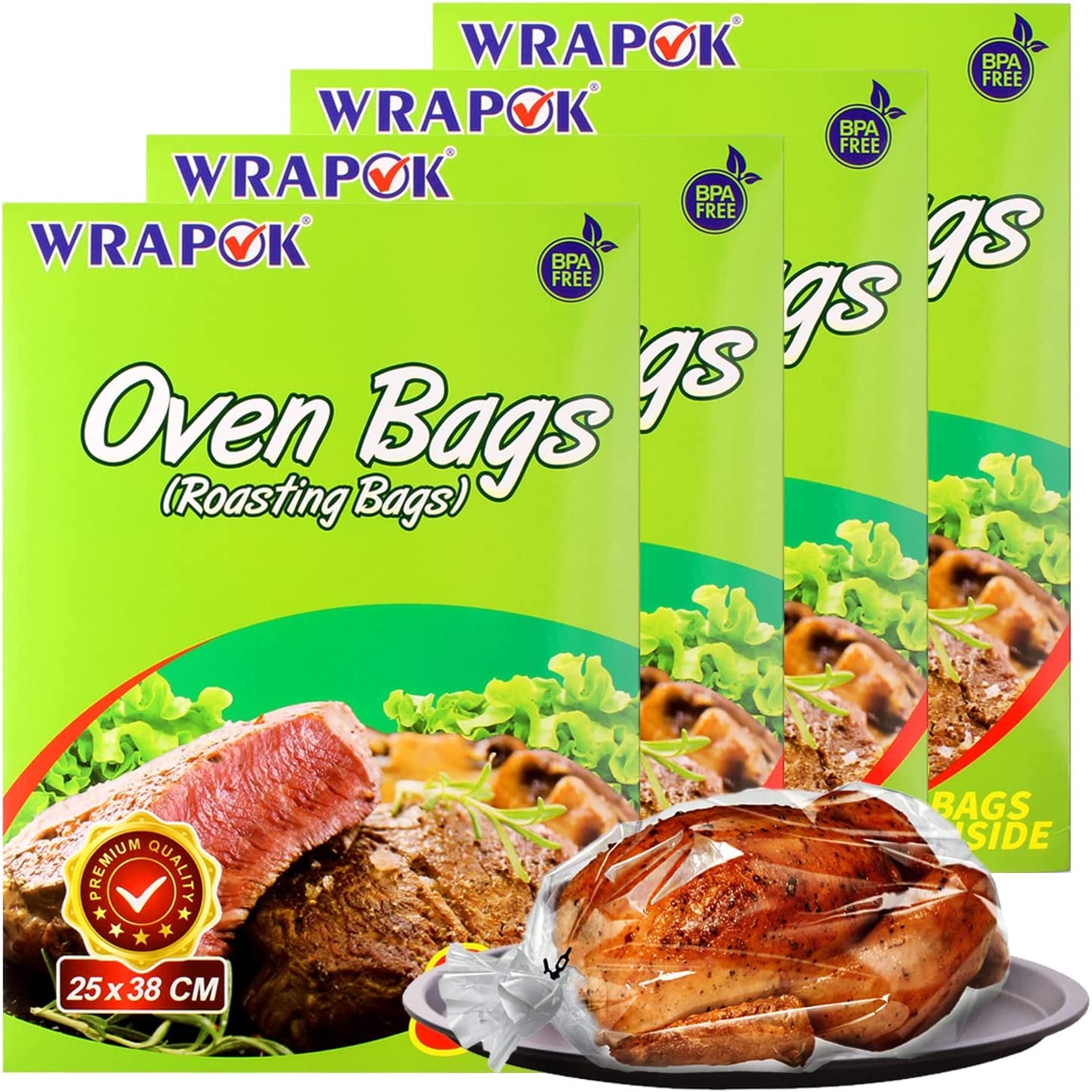 Oven Cooking Bags Medium Size Roasting Baking Bag for Meats Ham Ribs Poultry Seafood