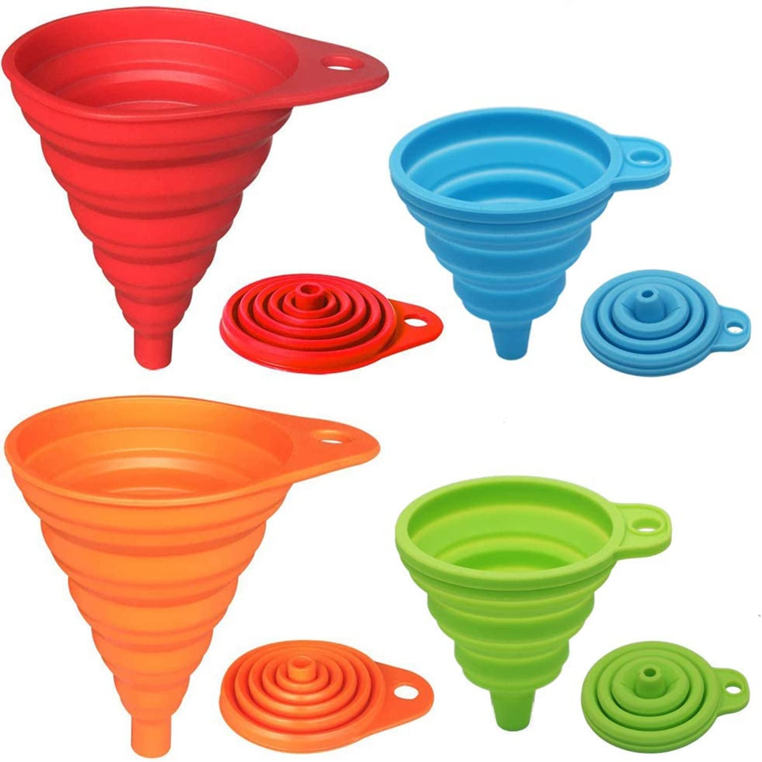 Kitchen Funnel Set 4 Pack