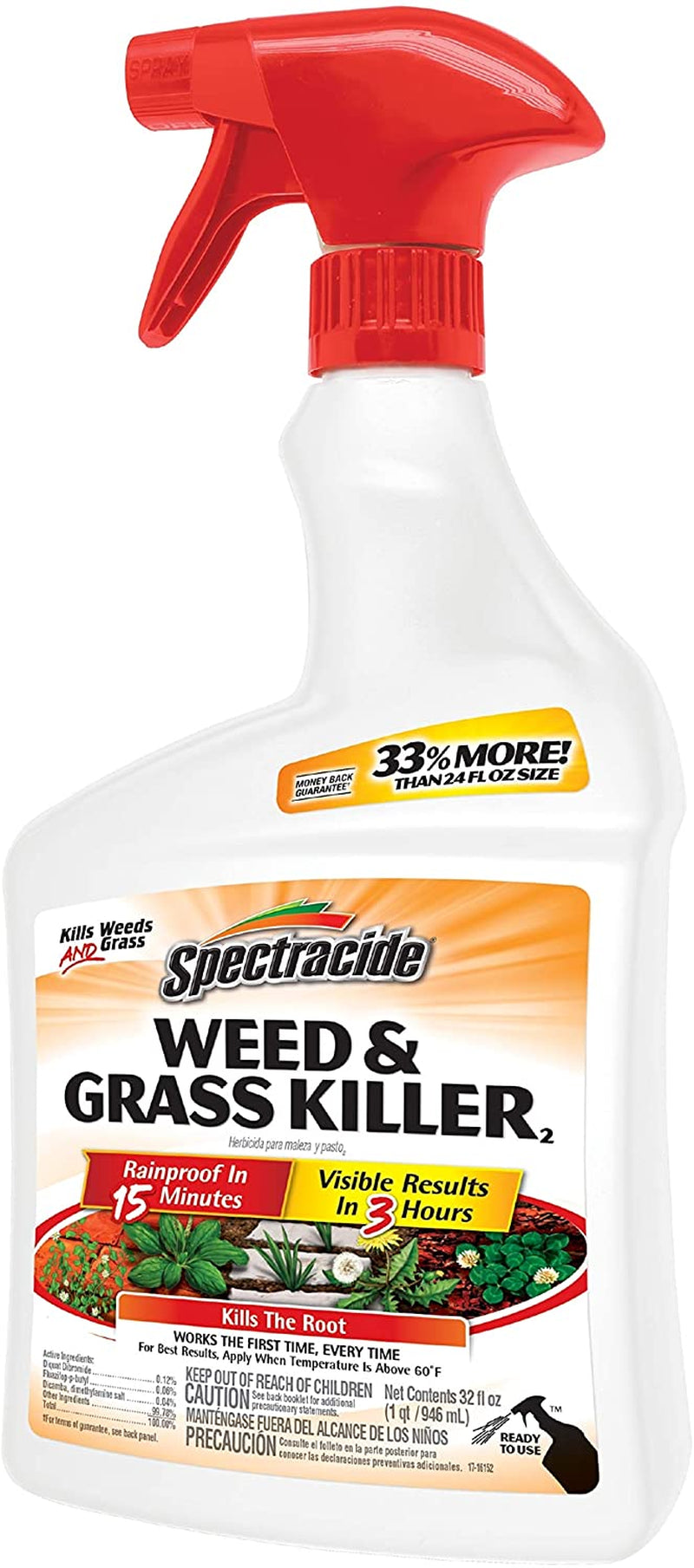 Spectracide Weed & Grass Killer 2,  32 fl Ounce Spray