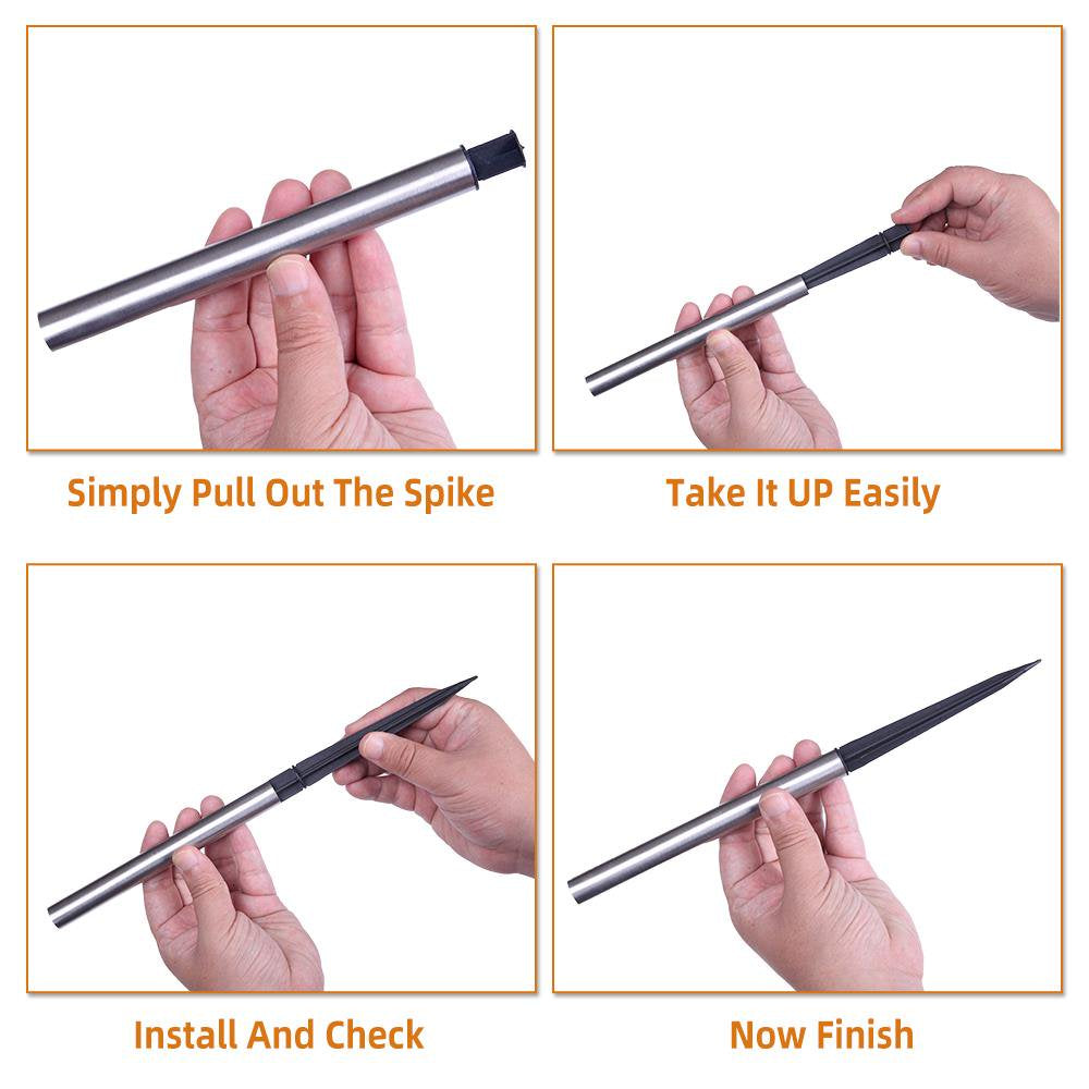 24 Pack Stainless Steel LED Solar Light