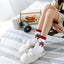 12 Pairs Women's Christmas Socks, Cozy Soft Home Slipper Socks