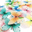Set of 30 Edible Butterfly Cupcake Toppers 