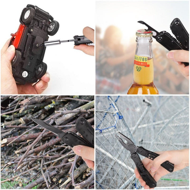 23-In-1 Camping Multi Tool Multitool Pliers Knife Set Folding Pocket Knife Outdoor Knife Set for Camping Survival