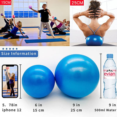 Pilates Exercise Ball  for Home with Pump