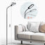 LED Floor Lamp,Reading Standing Lamp for Living Room Bedroom Office,Standing Light with Adjustable Gooseneck,Touch Control,5 Color Temperature & 4 Brightness Levels