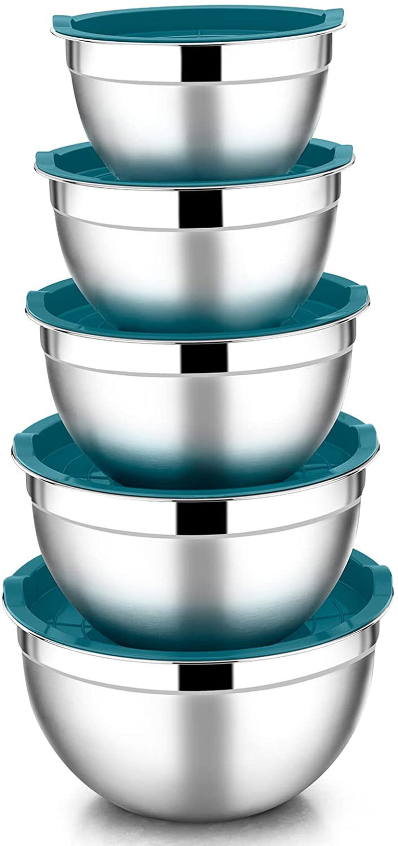 Set of 5 Mixing Bowls with Lids 