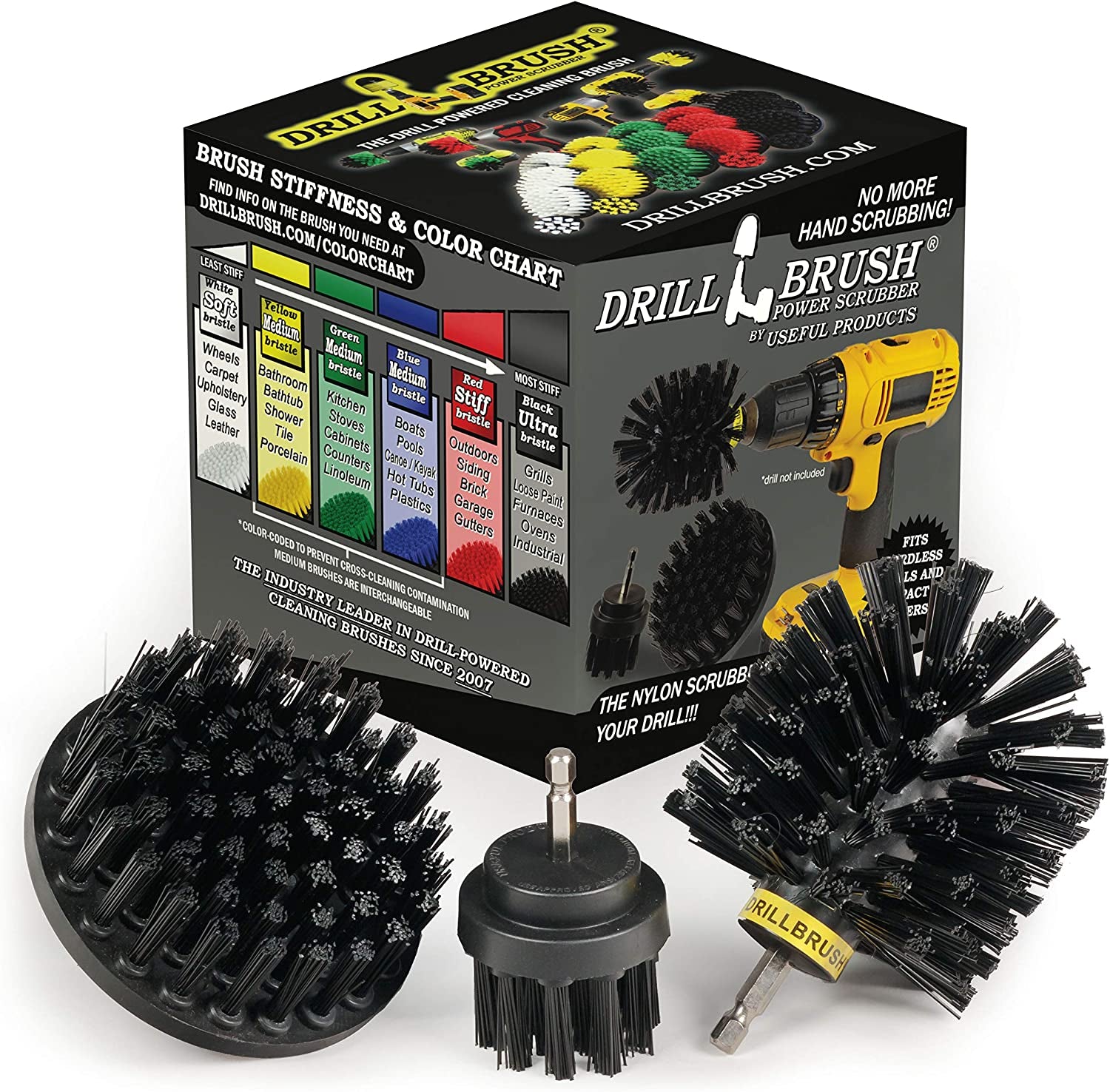 Drill Brush Power Scrubber 