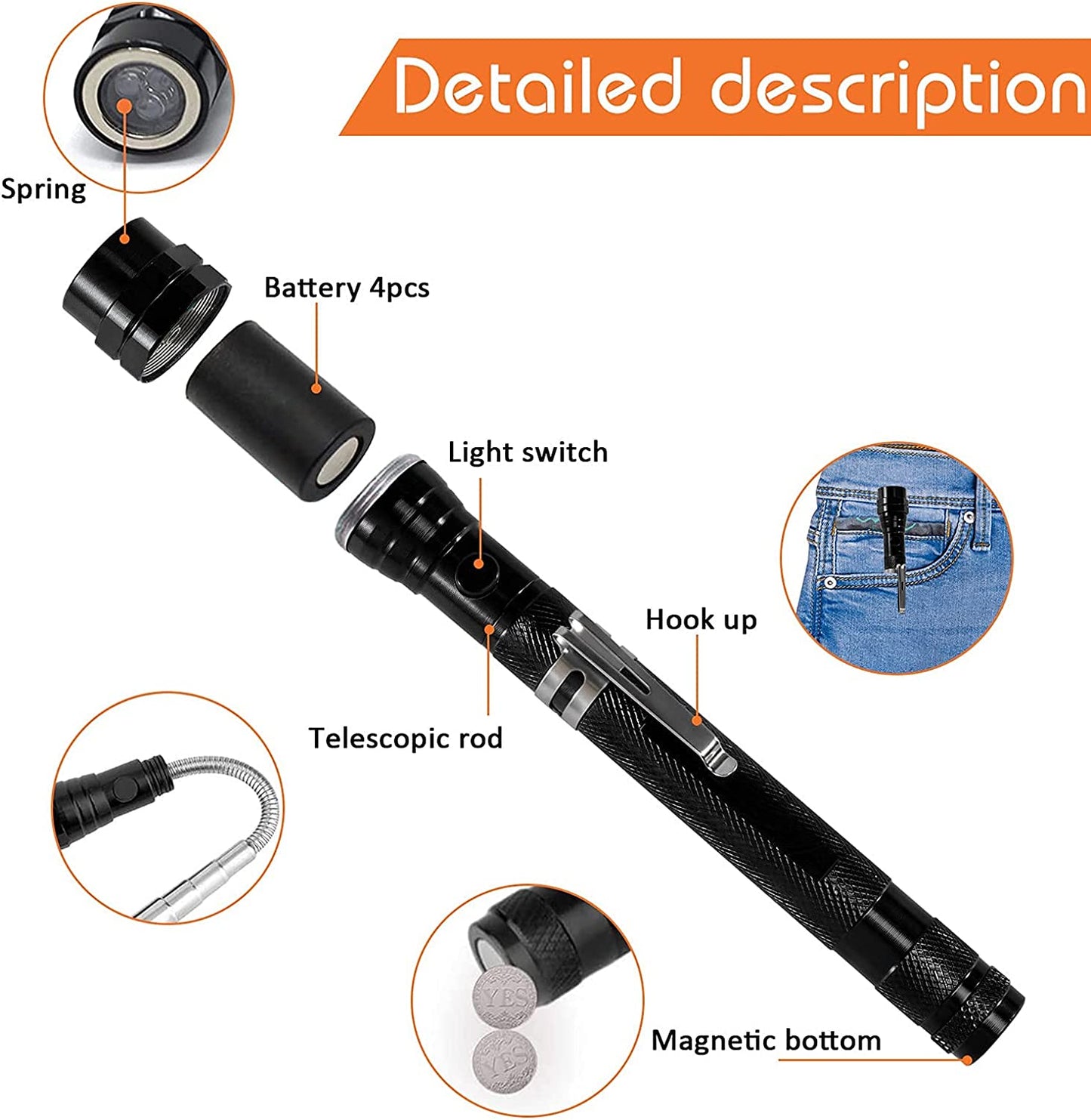  Magnetic Flashlight