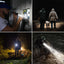  2-Packs LED Flashlights with Clip LE2050 Flashlight High Lumen Super Bright, 5 Lighting Modes, Zoomable Waterproof Lightweight Flashlights for Emergencies,Camping, Powered by AAA Battery,