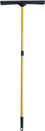 FURemover Pet Hair Remover Carpet Rake - Rubber Broom for Pet Hair Removal Tool with Squeegee & Telescoping Handle Extends from 3-5' Black & Yellow