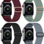 4 Pack Stretchy Bands Compatible for Apple Watch 